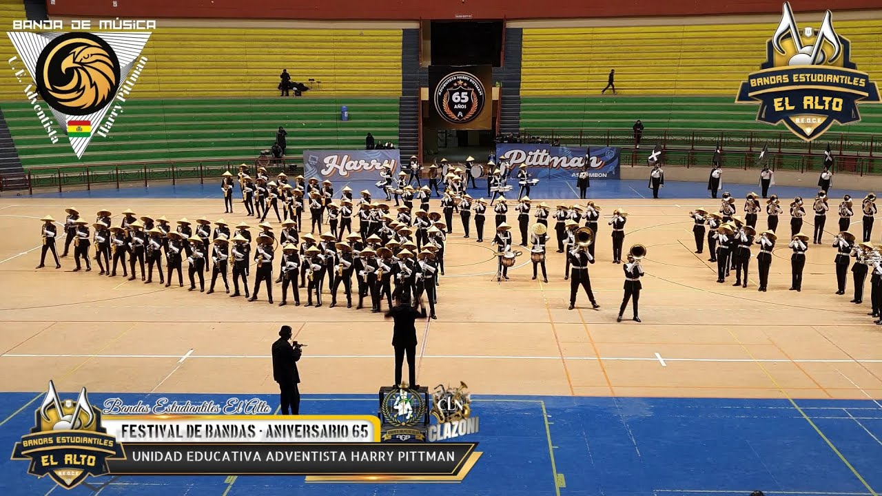 U.E. Adventista Harry Pittman En Su Festival De Bandas Estudiantiles Por Su 65 Aniversario