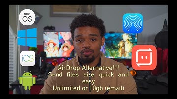 Air Drop Alternative! How to send to files ANYWHERE on ANY device!