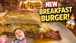 Cracker Barrel | NEW Breakfast Burger Review | Is it Worth it?