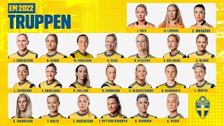 Uefa Euro Woman Sweden Team - Blod-Svett-Tårar
