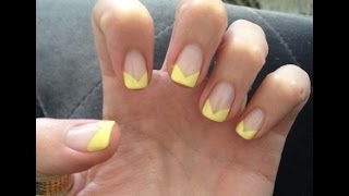 Chevron French Manicure / Beyonce inspired