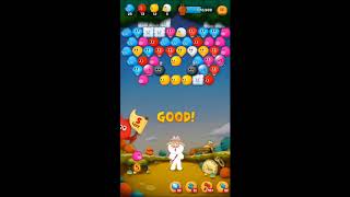 LINE バブル2　STAGE 1127　銀コニー　アイテムあり　×1.5　Silver Cony　LINE BUBBLE 2