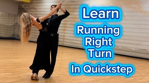 Quickstep Running Right Turn Explained in 3 minutes — direction, footwork, timing.