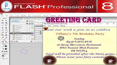 How to add Timeline Effects in Macromedia Flash 8 ?