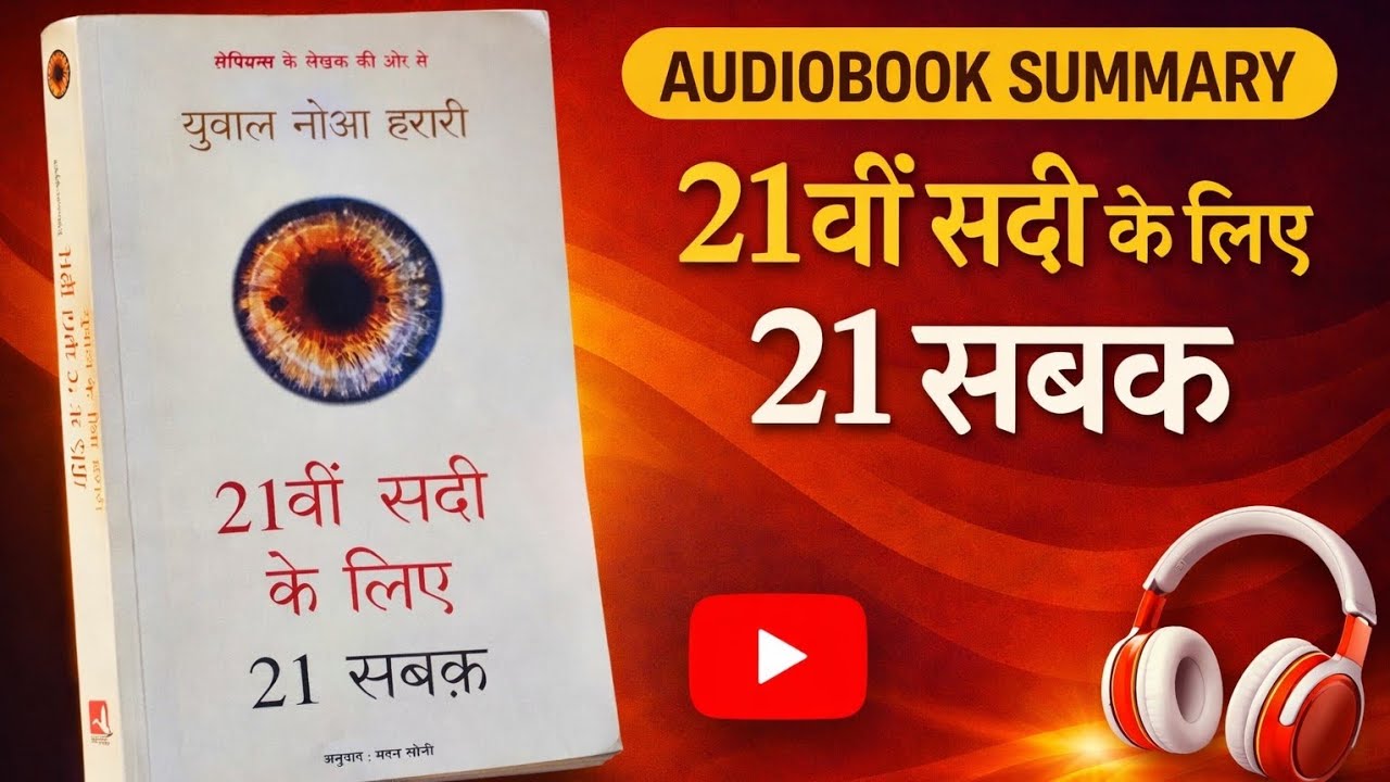 21वीं Sadi ke log 21 sabak Audio Book 📖 Summary Hindi Me भविष्य टेक्नोलॉजी और इंसानियत 21 सबक का 