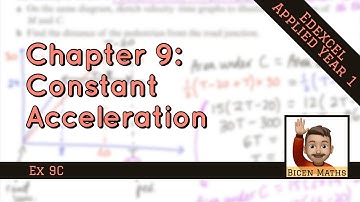 Constant Acceleration 4 • SUVAT pt. 1 • Mech1 Ex9C • 🚀