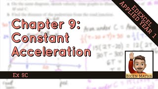 Details Constant Acceleration 4 • SUVAT pt. 1 • Mech1 Ex9C • 🚀 Guide