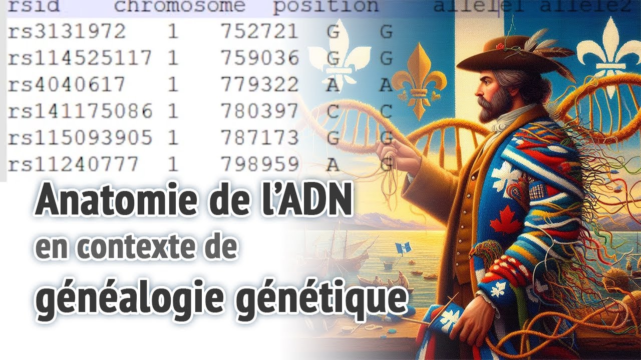 Anatomie de l'ADN - pour la généalogie génétique