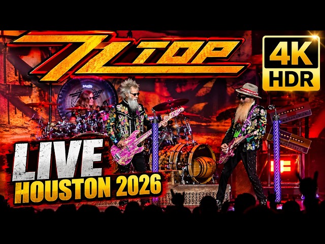 ZZ TOP LIVE HOUSTON 2026 | FULL SHOW 4k HDR CLASSIC ROCK LEGENDS