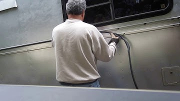 How to install rv window molding on a 30 ft 1984 Avion trailer