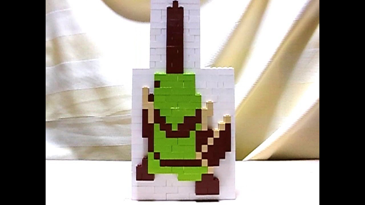 レゴブロックで作るドット絵 ゼルダの伝説 リンク Lego Pixel Art Youtube