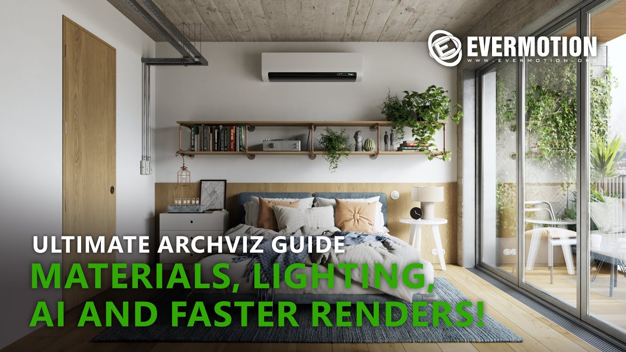 Полное руководство по ArchViz: материалы, освещение, ИИ и в 36 раз более быстрая визуализация!