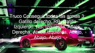 TRUCOS PARA GRAND THEFT AUTO SANANDREAS PARA XBOX 360