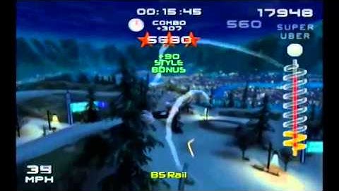 SSX 3: Peak 2 Race (With Glitches) in 0:57 [WR]