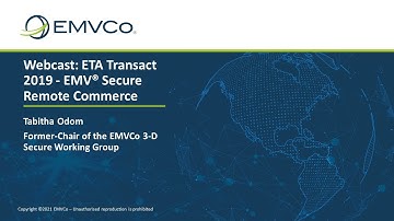 ETA Transact 2019: EMV® SRC