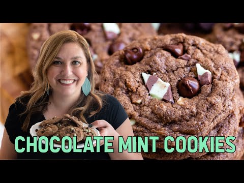 Video: Mint Cookies With Chocolate