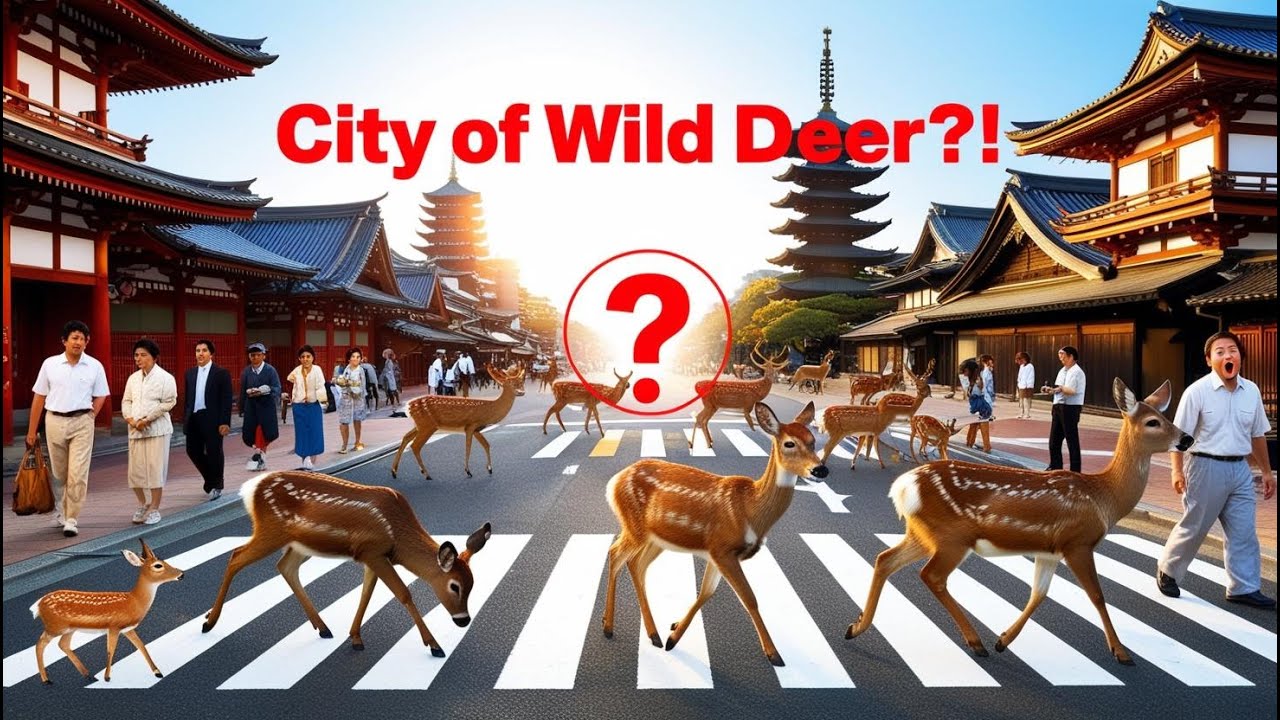 A City Where Wild Deer Live Like Citizens – Nara’s Magical Story!