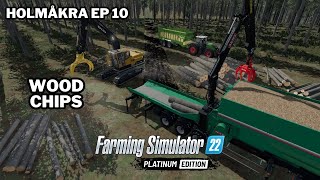 FORESTRY ON HOLMÅKRA I BOUGHT A NEW  FORESTRY MACHINE JENZ WOOD CRUSHER | FS22 | Timelapse Ep #10