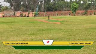 Live Cricket Match | Qualcomm BDC Dragons vs Cloud Software Group | 21-Jul-24 10:25 AM 20 | BK Pure screenshot 1