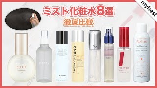 【スキンケア】ミスト化粧水8選を徹底比較！アベンヌ、CNP、エリクシールなど人気商品の保湿力・成分を徹底検証しました✨