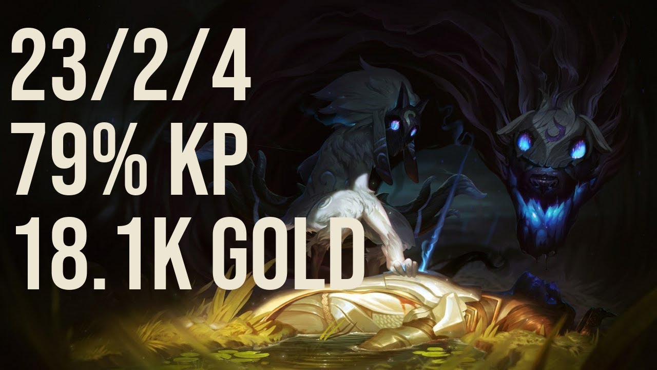 No longer love Kindred Jungle vs Nidalee KR 11.13 Challenger Replay