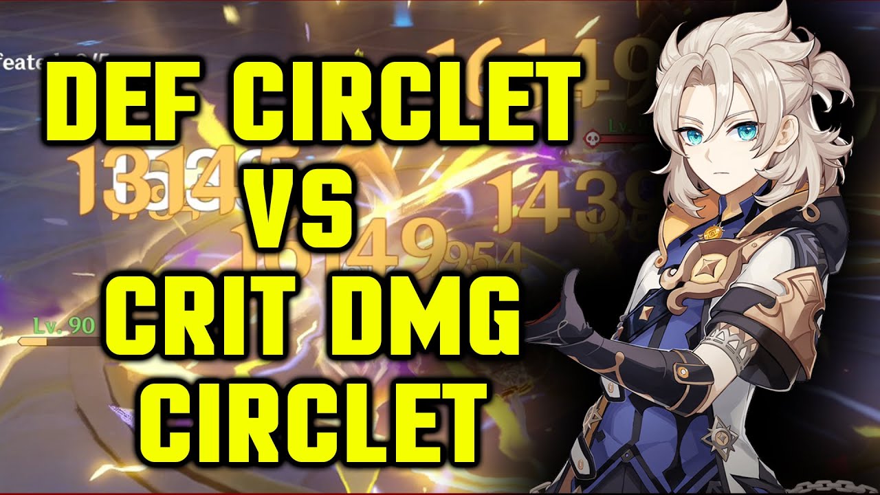 Albedo DEF Circlet vs CRIT DMG Circlet - Genshin Impact