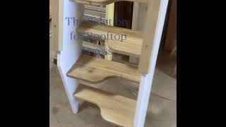 Perfect stair solution for rooftop access