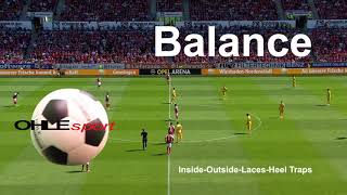 OHLEsport 6  Balance - Inside-Outside-Laces-Heel Traps