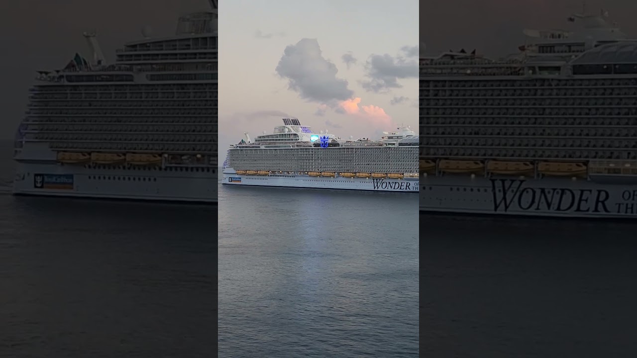 Wonder of the Seas Docking in CoCo Cay