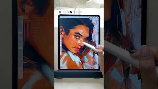 Thick Paint, Loose Moves Textured Procreate Portrait Process