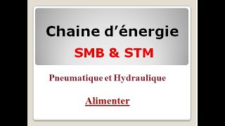 Pneumatique et Hydraulique : Alimenter  SMB &amp; STM