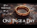 Reading The Lord of the Rings - One Page a Day - Pages 49-55