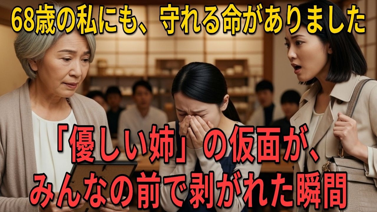 「家族だから」と全てを奪う姉の仮面が剥がれた日、隣のおばあちゃんが最後に言った一言
