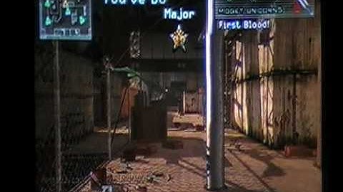 MW2 INSANE(FIRST BLOOD) ACROSS THE MAP! THROWING KNIFE!! [must watch]