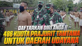 Kodam Udayana siapkan 486 kuota prajurit Tamtama TNI AD tahun 2024