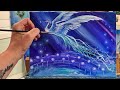 PAINTING TUTORIAL 🎨ACRYLIC STEP BY STEP 🎨How To Paint A PHOENIX!