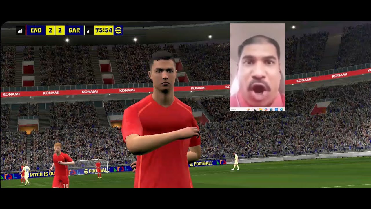 my first uploading efootball video 👌and division match come back win🔥