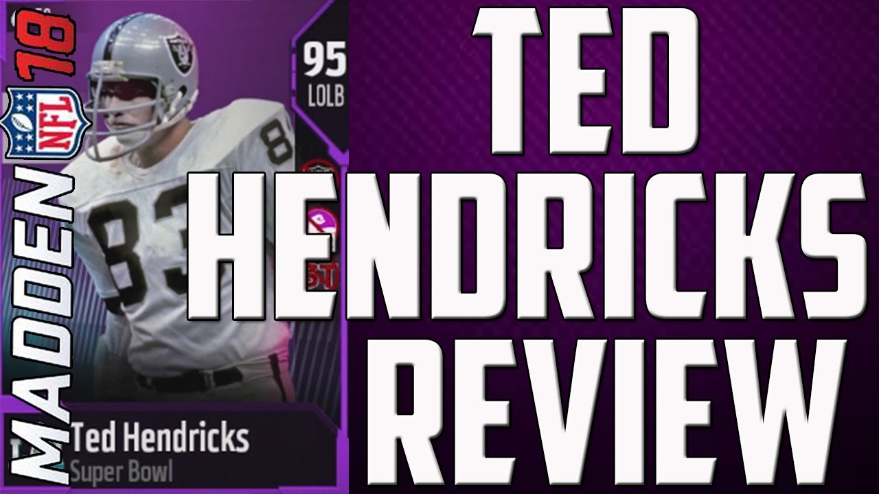How Good is 95 Overall Ted Hendricks? MUT 18 Card Review