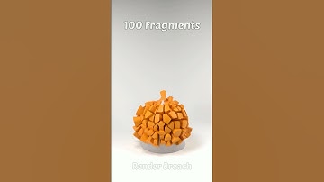 Sphere Fragments (100 to 2K Detail) – A Shattered Transformation