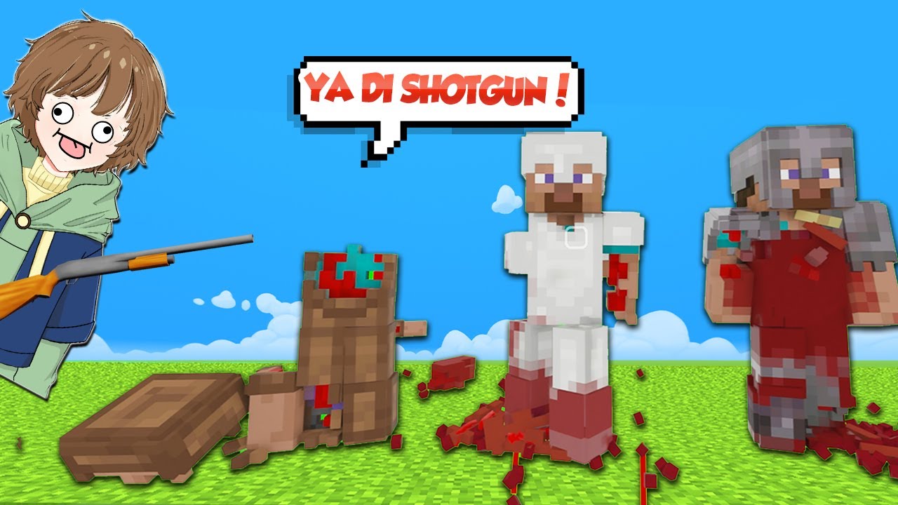 AKU TEST ARMOR MINECRAFT REALISTIK UNTUK SIKSA VILLAGER !!!