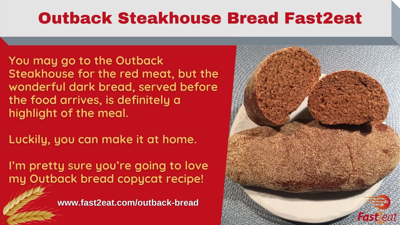 Pumpernickel Bread Outback