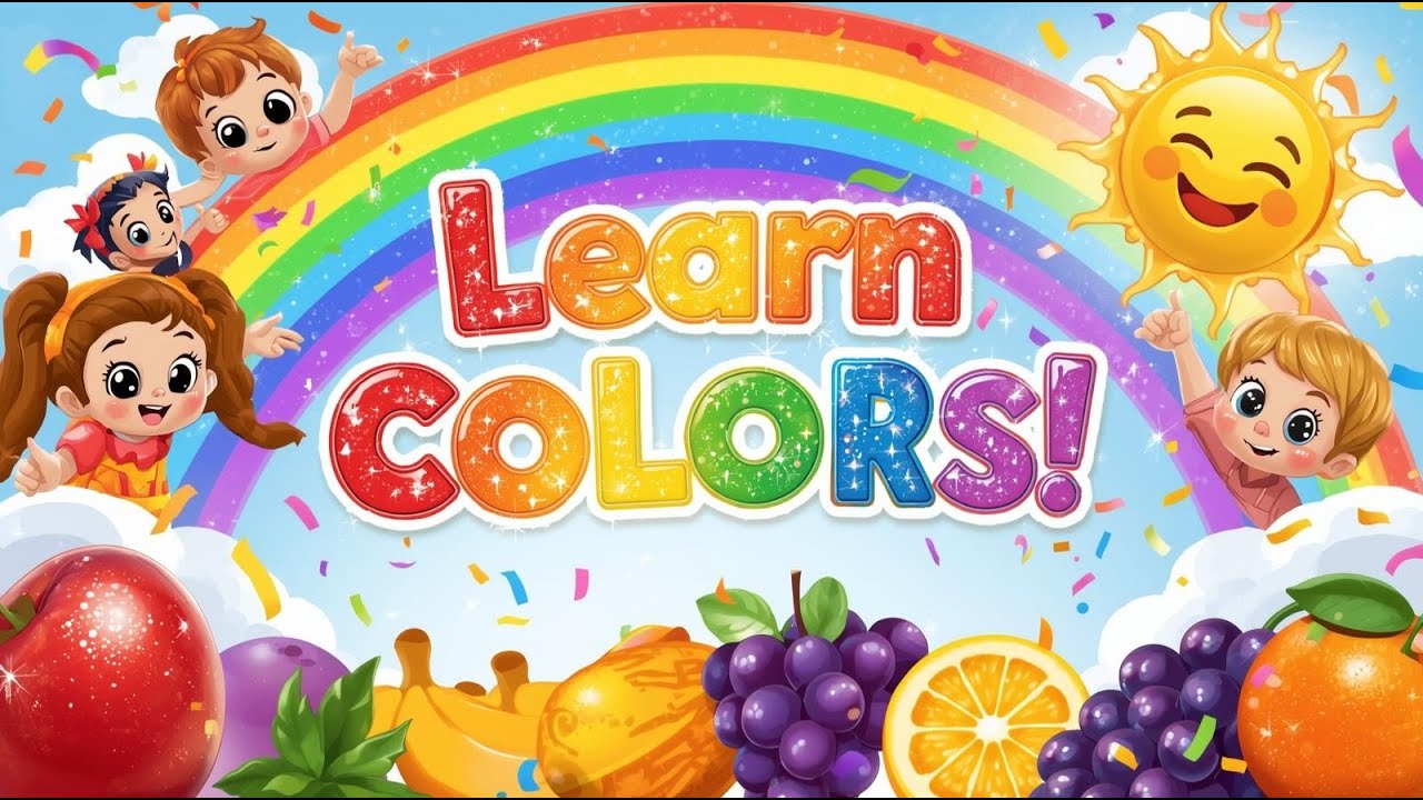 🌈 Colors Song for Kids | Learn Colors with Fun Poem | Educational ...
