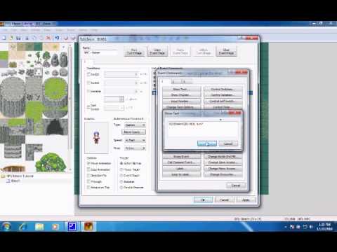 RPG Maker XP Tutorial 5 - Character Name Input - YouTube