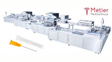 Metier Medical Automatic Hypodermic Needle Assembly Machine