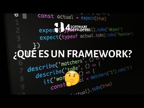 Video: ¿Cuál es el significado de framework en software?