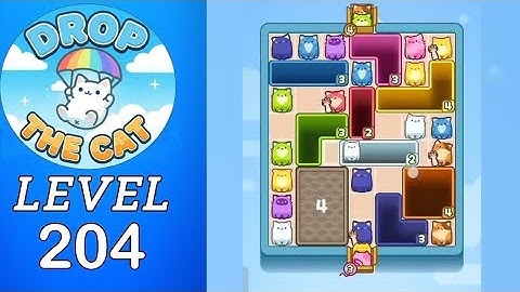 Drop The Cat Level 204 Walkthrough