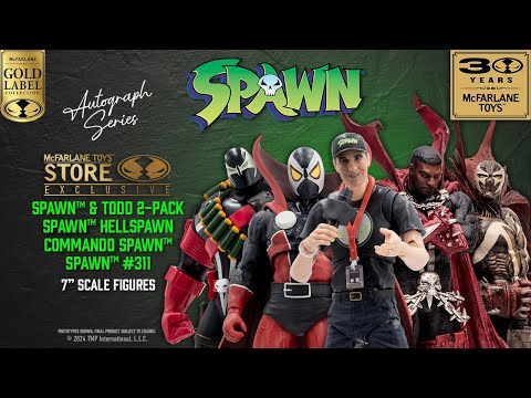NEW Spawn™ McFarlane Toys 30th Anniversary Gold Label Todd Signed