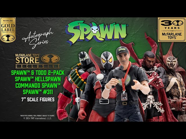 NEW Spawn™ McFarlane Toys 30th Anniversary Gold Label Todd Signed