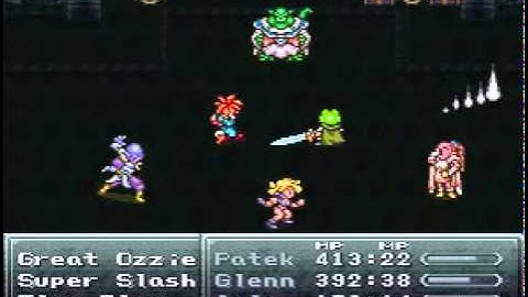 Chrono Trigger - LLChallenge Boss 23 Great Ozzie, Super Slash and Flea Plus