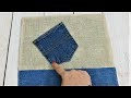 2 Easy To Make At Home Jeans Hand Bag From Old Jeans | Old Cloth Reuse